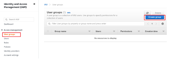 create group