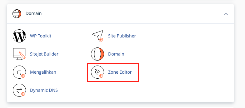 menu zone editor