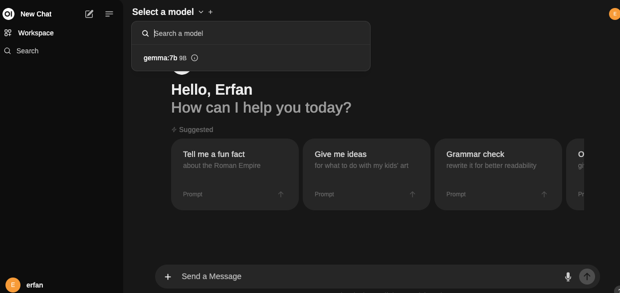 pilih model languages